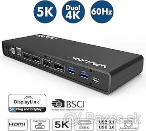 Dokovacia stanica Wavlink WL-UG69DK1 USB-C Dual 4K