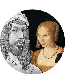 Investicne striebro mince Albrecht Durer 2 oz