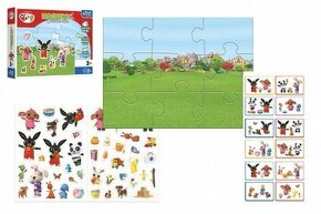 Magnetické puzzle zajačik Bing alebo prasiatko Peppa Pig