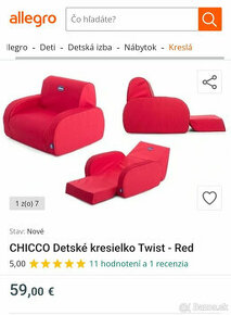 Chicco kreslo pre deti - 1