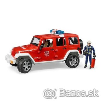 BRUDER Jeep Wrangler Požiarnické auto + figúrka