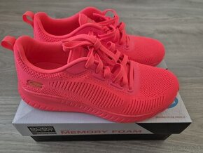 Predam Skechers bobs squad - neon coral 7,5