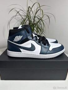 Jordan 1 mid Armory navy pánske tenisky 45