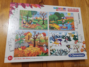 Clementoni puzzle 4 rocne obdobia 4 in 1