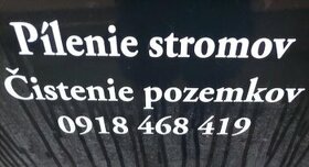 KOSENIE, MULČOVANIE A PÍLENIE STROMOV