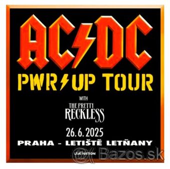 PREDÁM LÍSTOK NA AC/DC – POWER UP TOUR 2025  Praha