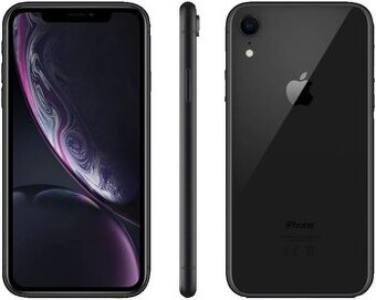 iPhone XR black - super stav + stále v záruke