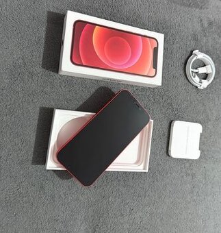 Predám Apple iPhone 12 Mini 64GB RED Stav Nového Telefónu