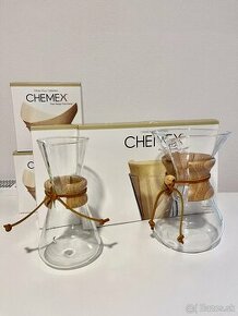 Predám málo použitý Chemex 3 cups + filtre