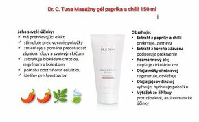 Dr. C. Tuna Masážny gél paprika a chilli 150 ml