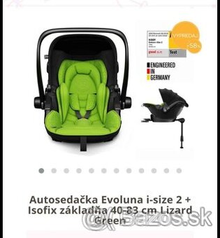 Evoluna i síce 2 + isofix základňa 40 - 83