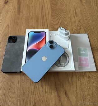 iPhone 14 256 gb Blue - komplet príslušenstvo, záruka