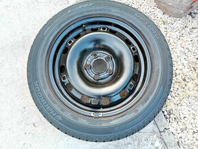 15" plech disk orig FABIA 5x100 + 195/55/15  ako REZERVA - 1