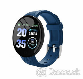 (IHNEĎ) Fitness Smart hodinky D18, modré