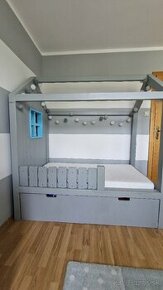 Detská postel , postel domcek ,drevenna postel - 1