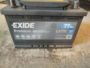 autobateria 77AH  EXIDE  premium