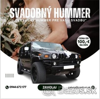 Svadobné auto HUMMER.  TOP 