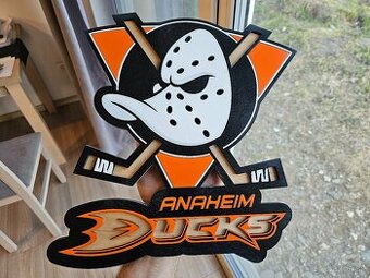 Anaheim DUCKS 3D drevený obraz