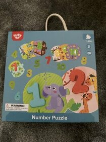 Tooky toy čísla puzzle