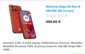 Motorola Edge 50 NEO úplne nový