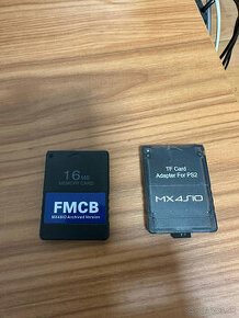 MX4SIO karta adaptér micro SD + 16 MB Memory Card - 1