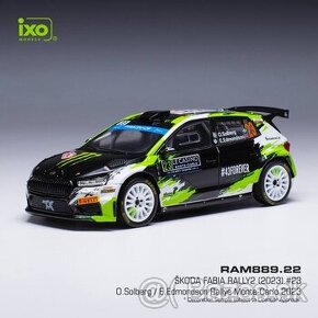 Modely Škoda Fabia Rally2 1:43 IXO