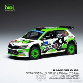 Modely Škoda Fabia Rally2 1:43 IXO