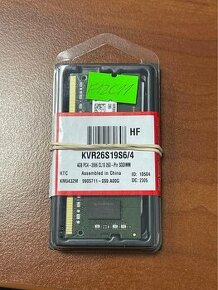 Ram 4GB DDR4 KVR26S19S6/4