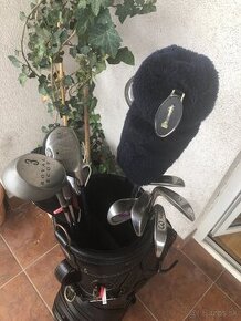 Predám GOLFOVÝ SET - kožený BAG + palice