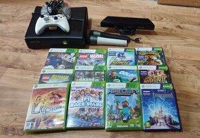 Xbox 360+Kinect+ovládače+hry