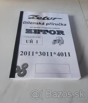 Zetor UŘ 1  2011 3011 4011 Dirlenska priručka