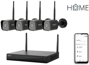 Predam kamerovy system iGET HOME WiFi NVR N4C4 - 1