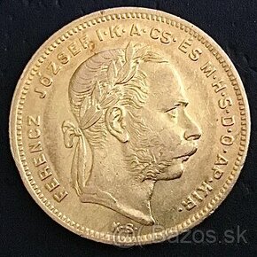 8 Zlatník/20 Frank 1876 KB FJI