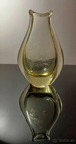 Krásna váza z hutného skla Klinger - 1