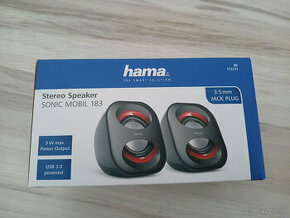 HAMA reproduktory k notebooku a PC Sonic Mobil 183