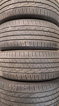 Predám 4ks jazdené letné 235/55r18-100V Hankook - 1