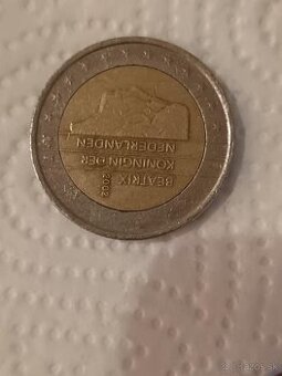 2 euro minca beatrix 2001,2002 - 1