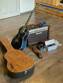 Elektro-akustická gitara Yamaha APX 900 s príslušenstvom - 1