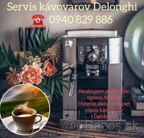 Servis kavovárov Delonghi