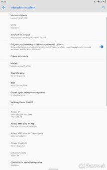 Predám tablet lenovo Tab M10hd