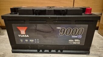 autobateria AGM Yuasa YBX9000 12V 95Ah 850A YBX9019