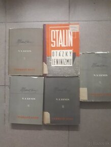 Staré knihy Lenin a Stalin