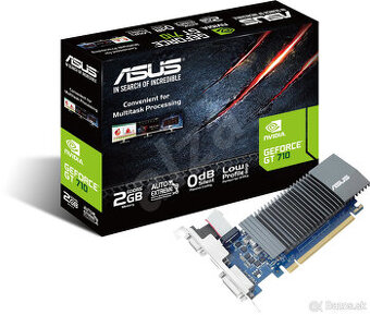 ASUS GeForce GT 710 SL-2GD5-BRK, SILENT, pasivna - 1