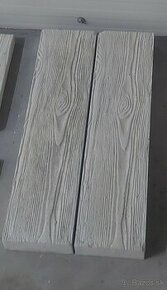Betonový nášľap imitácia dreva