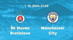 TOP lístky Slovan Bratislava vs ManCity - miesta vedľa seba - 1