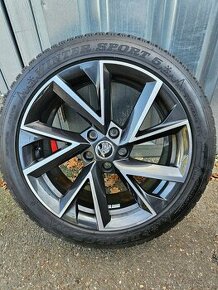 Zimní alu kola Vela 18" Škoda Superb 235/45 R18 - 1