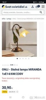 Stolné lampy