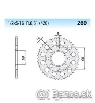 rozeta Chiaravalli 269/42 zubov