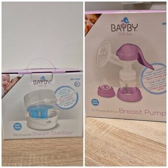 SET - BAYBY Sterilizátor a Manuálna odsávačka