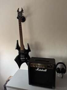 Gitara B.C.Rich Warbeast 1 + Marshall MG15